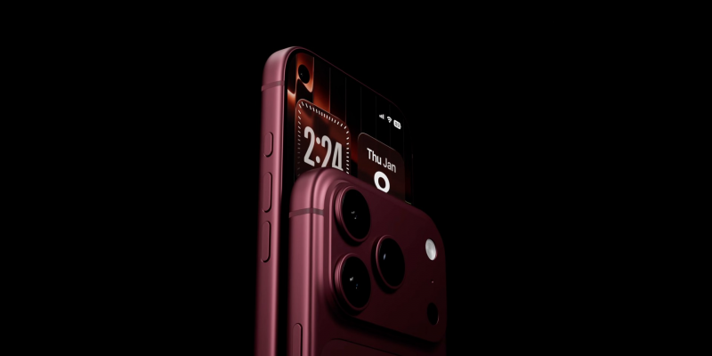 Инсайдер показал на видео бордовый iPhone 18 Pro с &laquo;островком&raquo; в углу экрана