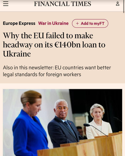 Украина желаемых &laquo;российских&raquo; денег от Европы на получит
